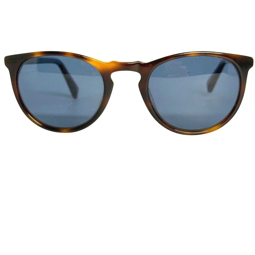 Warby Parker Haskell 215 Sunglasses Tortoise Blue‎ Lens 49-22-145 Eyewear